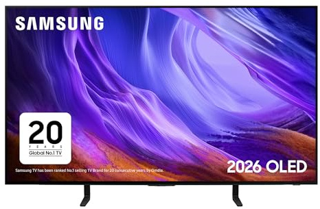 Samsung Smart TV S85H 48-Inch, 4K OLED, Premium 120Hz Gaming TV with AI Upscaling, OLED HDR, Vision AI Companion, AI Football Mode, Object Tracking Sound Lite & Alexa Built-in [2026]