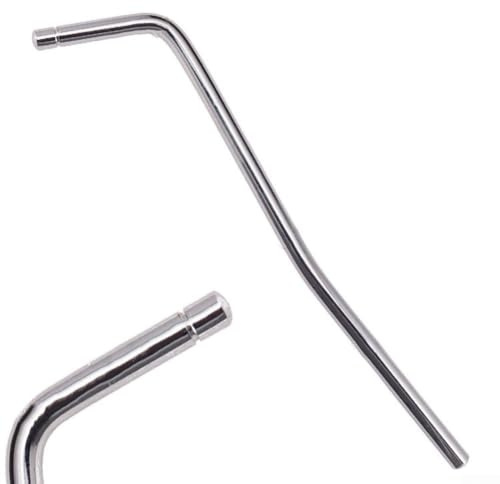 Levier de trémolo - Filetage de 6 mm - Pour guitare électrique - Pour Whammy Bar - Accoudoir en métal - Noir - Pièces de rechange (argenté)