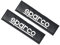 1 Set of 2 belt pillows car look CARBON SPARCO universals, Karbon