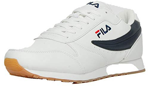 FILA Herren Orbit men Sneaker,White/Dress Blue, 43 EU