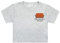 FRIENDS Womens Cropped T-Shirt Central Perk Couch TV Show Merchandise Adult Grey Top for Teens XL