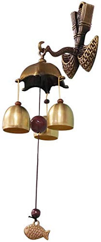 GARASANI Zinc, Steel Bell - Door Bell, Doorbell for Decoration, Front Door, Interior, Exterior Decor, Gold (Bokjory)