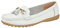 Boulevard Camilla Ladies Leather Tassle Loafers White UK 6