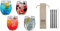 RIEDEL Mixing Tonic Vorteilsset 5515/90 Longdrink Gin Tonic + Gratis 4er Set EKM Living Edelstahl Trinkhalme Schwarz
