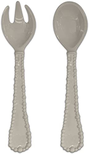 Baci Milano Collezione Joke Table & Kitchen Posate Insalata Melamina - 30 x 7 cm Colore Tortora