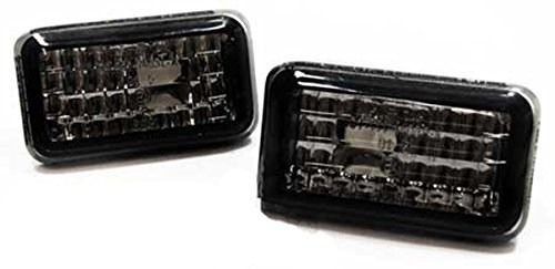 Carparts-Online Klarglas Seitenblinker schwarz für VW Golf Polo Jetta Corrado Scirocco