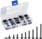 Uadme M2 Innensechskant Schrauben Set, 300 Stück, M2 x 3-20 mm, Legierter Stahl, Kfz-Wartung, Maschinenreparatur, Haushaltsgebrauch, Schwarz