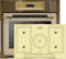 Kaiser ElfAD+KCT 7797 FI ElfEm, forno da incasso retrò, 80 l, set forno elettrico, 11 funzioni, piano cottura a induzione, 77 cm, vetro avorio con sfaccettatura