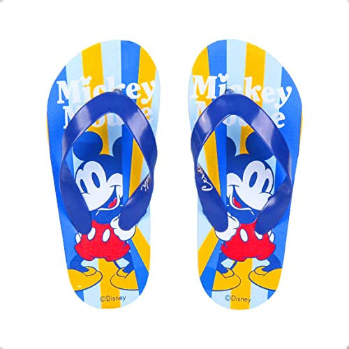 CERDÁ LIFE'S LITTLE MOMENTS Strandschuhe für Kinder mit Mickey Figuren | aus Eva-Gummi, offiziell lizenziert von Disney, Sandalen, Blau