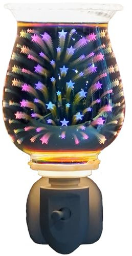Cello 3D Cosmic Plug In Electric Melt Burner - Wax Melt Burner & Oil Burner. New Home Gifts, Home Decor, Room Decor, Bedroom Accessories & Office Accessories. Electric Diffuser with Light Bulb.