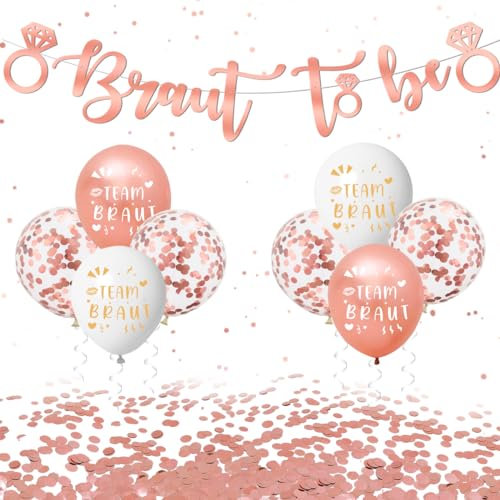 Bride To Be Deko, Bride To Be Girlande, Junggesellenabschied Frauen Deko, Braut To Be Banner, JGA Deko, Bride To Be Luftballons, Bride Ballon, Luftballons JGA, Bride To Be Ballon, JGA Ballons