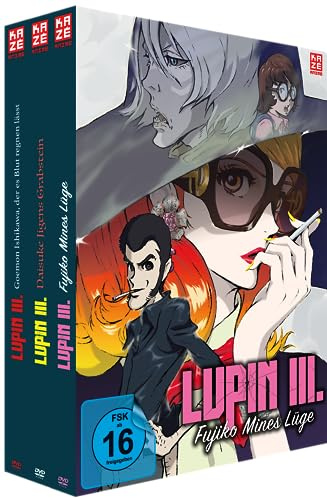 Lupin III. - Movie - Bundle 1-3 - [DVD] (Goemon Ishikawa, der es Blut regnen lässt, Daisuke Jigens Grabstein, Fujiko Mines Lüge)