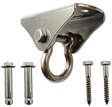 2PCS Heavy Duty Swing Hangers Suspension Hook with Bolt for Ceiling Wooden Playground Porch Indoor Outdoor Seat Yoga Gym (Size : B) (A)