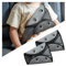 JNNJ 2 Stück Auto Sitzgurtpolster Kinder, Auto Triangular Fixer Sicherheitsgurt Pads Für Kinder, Auto Sicherheit Kinder Sicherheitsgurt Einsteller Cover(Grau)