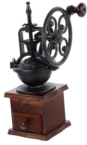 MAGICLULU 1pieza Molino De Café Manual Portátil De Diseño Vintage Muelas Ajustables Para Café Casa y Oficina