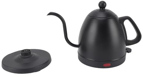 Bouilloire électrique de Grande capacité, Chauffage Rapide, Bec en Col de Cygne Précis 800 Ml 1000 W, Doublure Intérieure en Acier Inoxydable 304, Opération à une Touche, Prise
