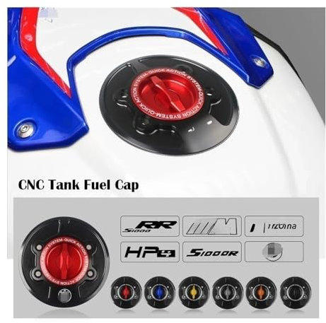 Motorrad-Tankdeckel Keyless Quick Release Motorrad Tank Tankdeckel Fall Gas Abdeckung Für BM&W S1000RR S1000R HP4 M1000RR M Power R1200GS R1200