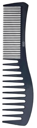 THE SHAVE FACTORY Hitzebeständiger Schwarzer Kamm – Schwarz 059 – Robuster Haarkamm für Professionelle Stylisten & Zuhause – Bruchsicheres, Hitzebeständiges Styling-Werkzeug