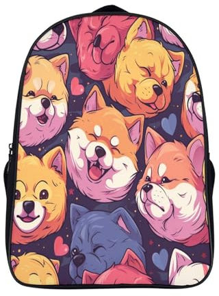 CTAMM Verschlüsselter Avatar Kinderrucksack,Teenager Schultasche,Tier Schultasche Für Kinder Mit Ergonomisch Geformter Rücken,Atmungsaktives Design Rucksack 16inch