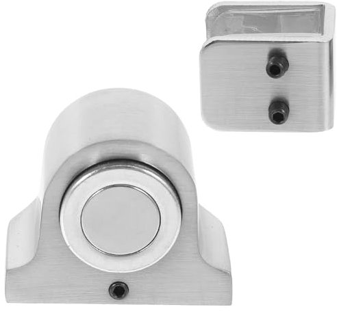 Magnetic Door Catch,Magnetic Catch,1 Set Magnetic Door Stop Floor Mount Glass Shower Push Catch Accessories Open Door Stopper Magnetic Tope Puerta