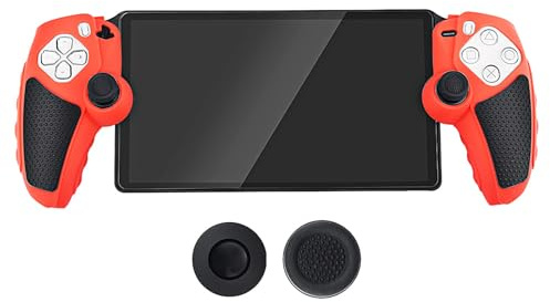 Funda de silicona para mando de juegos PlayStation Portal, funda protectora con mango antideslizante dividido y 2 tapas de agarre para el pulgar para accesorios de juegos PS Portal
