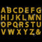 ANATTASOUL Gold Rhinestone Iron on Transfers Gold Letters Glitter Diamante Hotfix Patches for Clothes, 11.6x8.2 Large Iron On Sequin Applique for T-Shirts Bags Jeans Jacket Caps Shoes DIY Decor