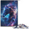 Puzzle 1000 Teile für Erwachsene, Traumhaftes lila Pferd, Lernspiel, Herausforderung, Spielzeug, Geschenk zum Geburtstag, Größe 38 x 26 cm
