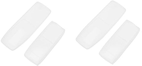 DIYEAH 4 Stücke Fernbedienung Controller Schutz Abdeckung Fällen Ersatz wasserdichte Fernbedienung Fall Remote Backs 4K Silica Gel Weiß