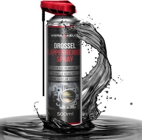 WerkXheld Drosselklappenreiniger Diesel & Benzin | AGR Reinigungsmittel, Vergaserreiniger, Luftmassenmesser & Ventilreiniger Autos, Motorräder & Dieselmotoren 500ml