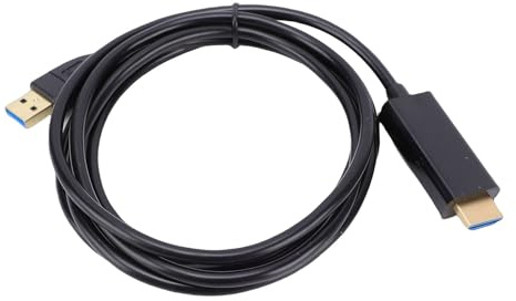 VBESTLIFE Câble USB 3.0 vers HDMI, Convertisseur Vidéo et Audio HD 1080p, Compatible USB 2.0 et 3.0, pour Ordinateurs de Bureau, Portables et smartphones.