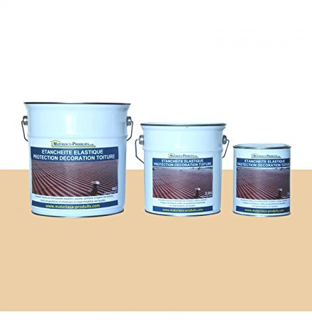 MATPRO - Étanchéité Élastique Protection Décoration Toiture - Anti-Fissure, Anti-Infiltration - Travaux Neuf & Rénovation - Tout Support - Coquille d'Œuf - 20Kg
