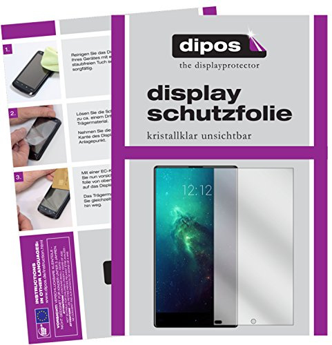 dipos I 2x Screen Protector compatible with VKWORLD Mix Plus Protection Films clear