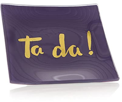 shrui violett TA Dah Schmuckkästchen Tablett