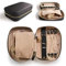 CASE ELEGANCE Duży organizer podróżny ze skórzaną skórą Full-Grain Scratch-Proof Leather (czarny)