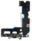 E-FIX - Connecteur de Charge pour iPhone 8 Noir - Cable Nappe avec Connecteur de Charge, Micro et l'antenne GSM - Compatible avec Apple pour réparation