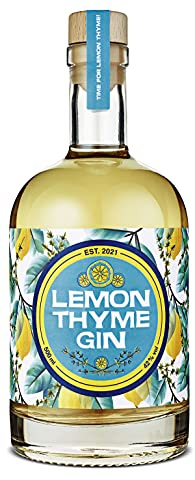 Wajos Lemon Thyme Gin 500ml, 42% vol. – Gin für Cocktails & Gin Tonic. Ideal als Gin Geschenkset für Gin Liebhaber