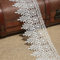 Little lane lace 9 cm Breite Europa Chips Muster Inelastische Stickerei Spitzenbesatz, Vorhang Tischdecke Slipcover Braut Selbermachen-Kleidung/Zubehör (1,8 Meter in einem Paket) (weiß)