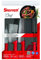 Starrett Professional Stainless Steel Chefs Kitchen Knife Set - 6-Pieces - Red Handle