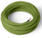 Amarcords - Cavo elettrico tessile colore PISTACCHIO, tondo, seta, 3 metri, con messa a terra 3x0,75mm - Filo rivestito in tessuto colorato vintage per lampade lampadari applique e abat jour.