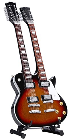 Dilwe Miniaturgitarre, 18 cm Länge, E-Gitarrenmodell, Dekoration für Heimdekorationsgeschenke