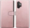 NWNK13 For Samsung Galaxy A13 5G / A13 4G / A04S Case Leather Wallet Book Flip Stand View Phone Cover with Card Holder Slots Compatible with Galaxy A13 (Rose Gold)