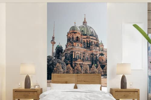 Selbstklebend Tapete Wandpapier Wandaufkleber Fototapete Tapeten Wanddeko 120x240 cm Berlin - Deutschland - Architektur