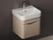 Aqua Bagno | Badmöbel Set Piccolo 2.0, Waschtisch mit Unterschrank, Badezimmerschrank, aus Keramik | Cappucino | 48cm