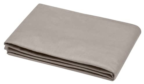 STOF – Sábana Plana – Tamaño 240 x 300 cm – 100% algodón con certificación Oeko-Tex – Color Lino – Modelo Eden – Ropa de Cama para casa – Suave y cómoda