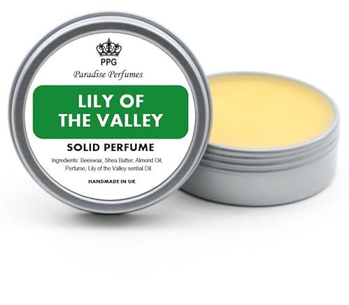 Lily of the Valley Natural Solid Perfume 15ml Fragrance Balm Cruelty Alcohol Free Handmade in UK