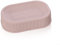 Inbagno Porta Sapone da appoggio colorato Rosa, in plastica, Linea Ring