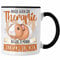 Trendation - Meerschweinchen Tasse Geschenk für Meerschweinchen Besitzer Therapie Lustiger Spruch Geschenkidee (Schwarz)