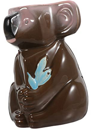 UPKOCH Taza Tiki Koala Tazas Al Aire Regalos De Vino Vaso De Vidrio De Cerámica Tazas De Fiesta Hawaiana Vaso De Botella De Vino Tazas De Cóctel Koala Taza De Bebida Copa Tiki En