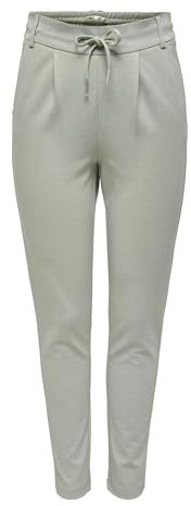 ONLY Damen Onlpoptrash Easy Colour Pant PNT Noos Hose 15115847 ,Lily Pad 1 ,M / 32L