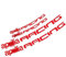 YESKIT Motorrad Rad Aufkleber Nabe Felge Reflektierende Streifen Aufkleber Wasserdicht Für Aprilia RS 660 Rs660(Color:3)